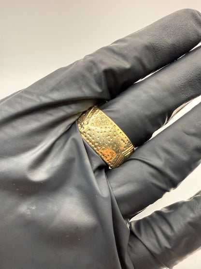 9ct Gold Buckle Ring Size Y 22.56g