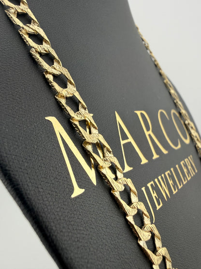 9ct Gold Chaps Chain 26.75" 8mm 27.92g