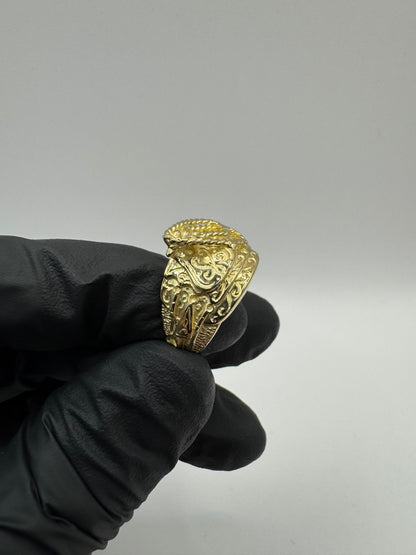 9ct Solid Gold Saddle Ring