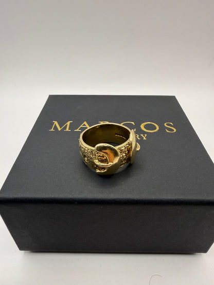 9ct Gold Buckle Ring Size Y 22.56g