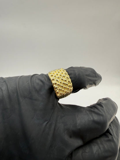 9ct Gold Baby Keeper Ring Size P-Q 7.6g