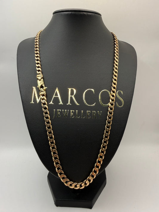 9ct Gold Curb Chain 24” 6mm 50.2g