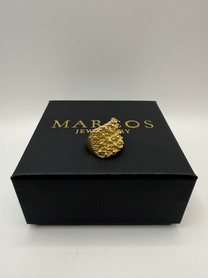 9ct Gold Keeper Ring Size T 11.14g