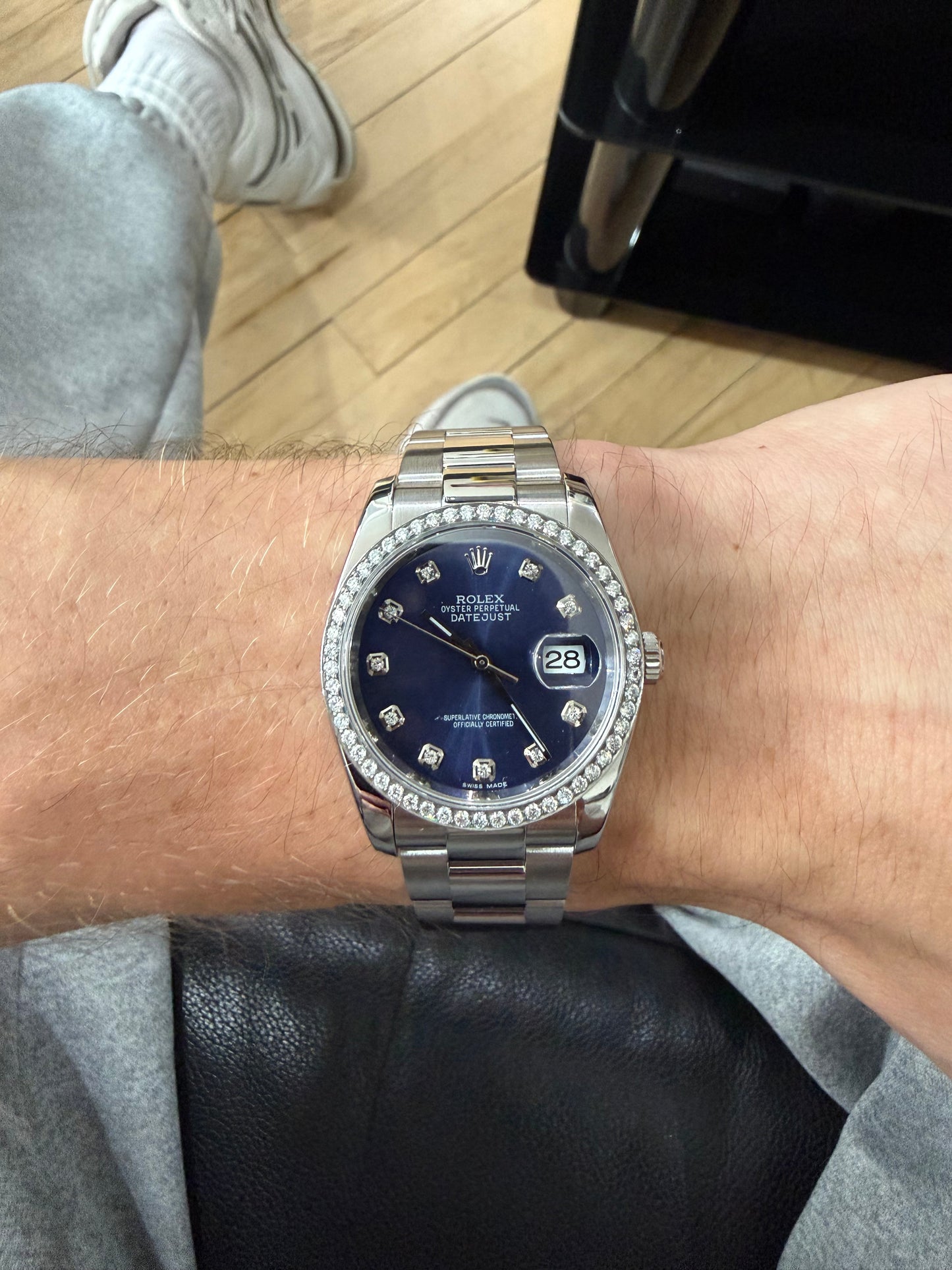 Rolex Datejust 116234 36mm Diamond Dot Dial 2013