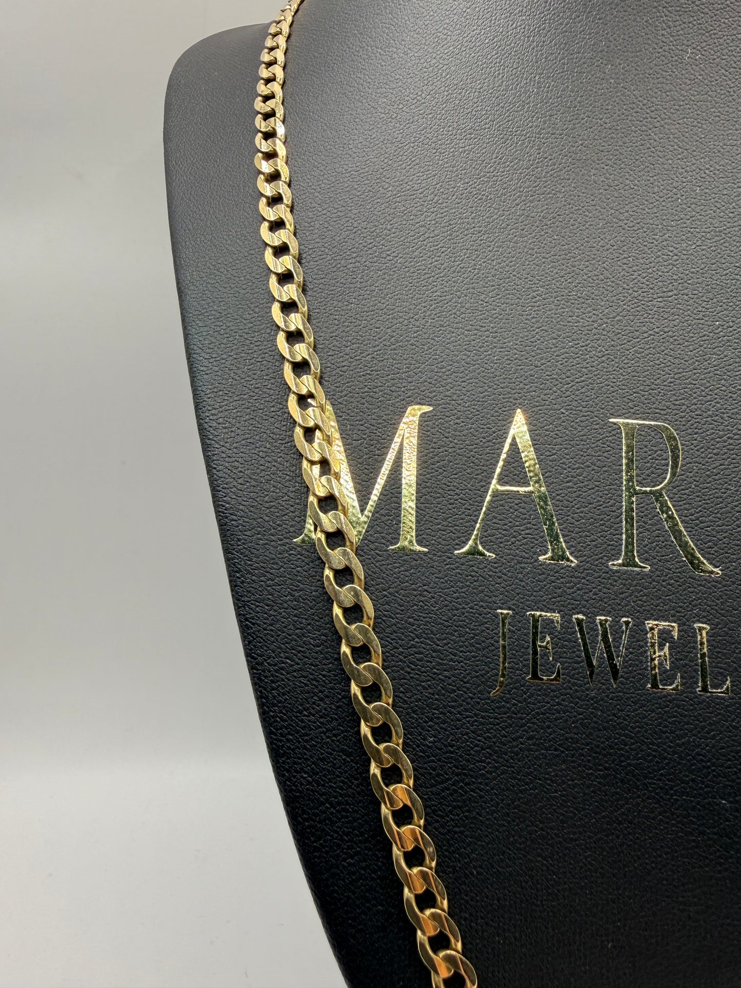 9ct Gold Curb Chain 24" 5.5mm 23g