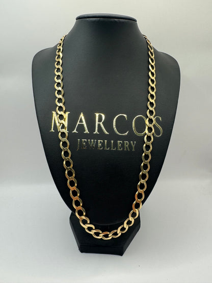 9ct Solid Gold Curb Chain