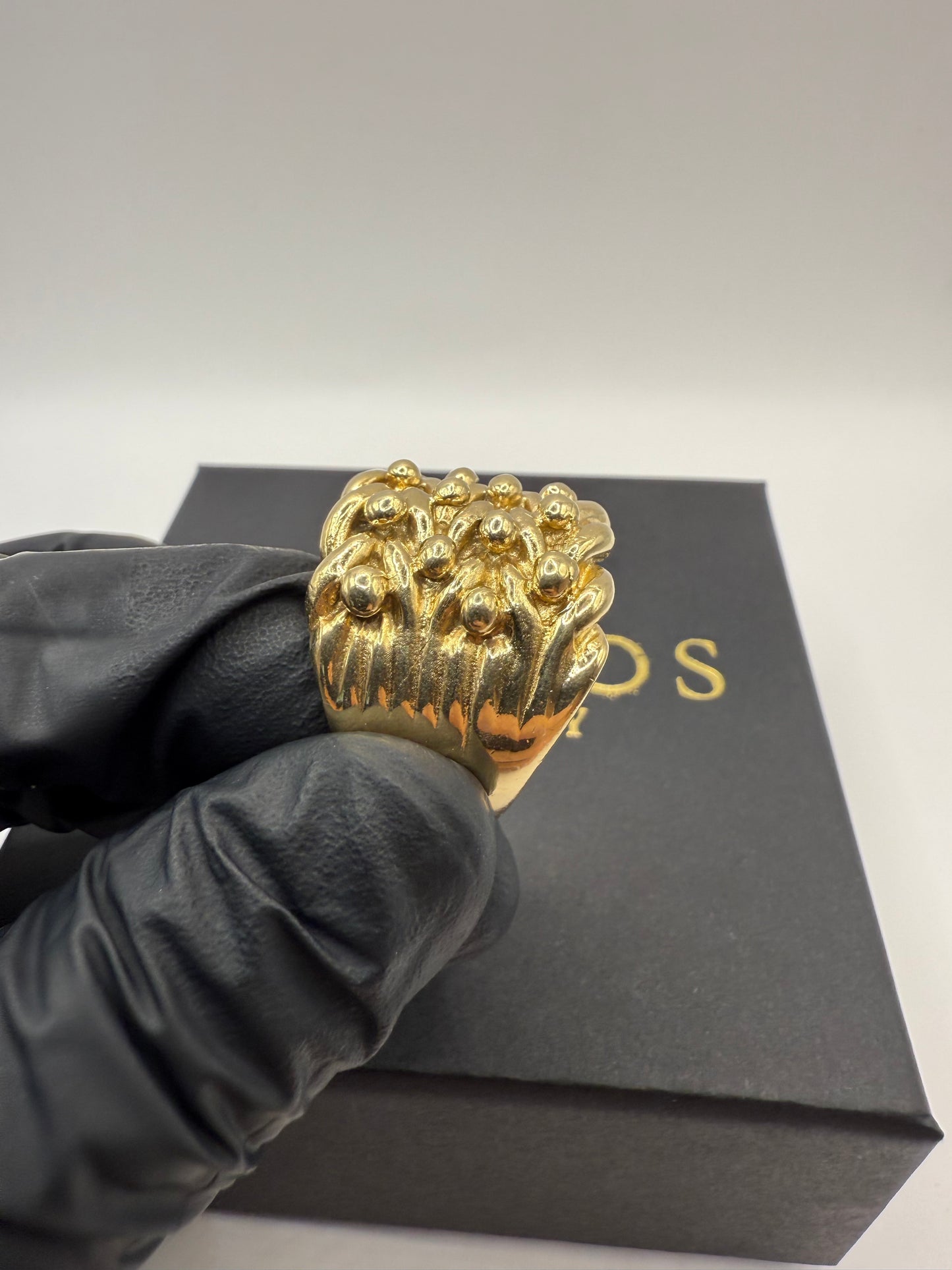 9ct Gold Keeper Ring Size Z1 31.17g