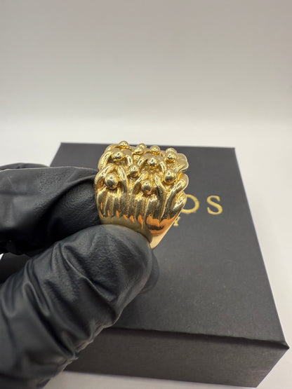 9ct Gold Keeper Ring Size Z1 31.17g