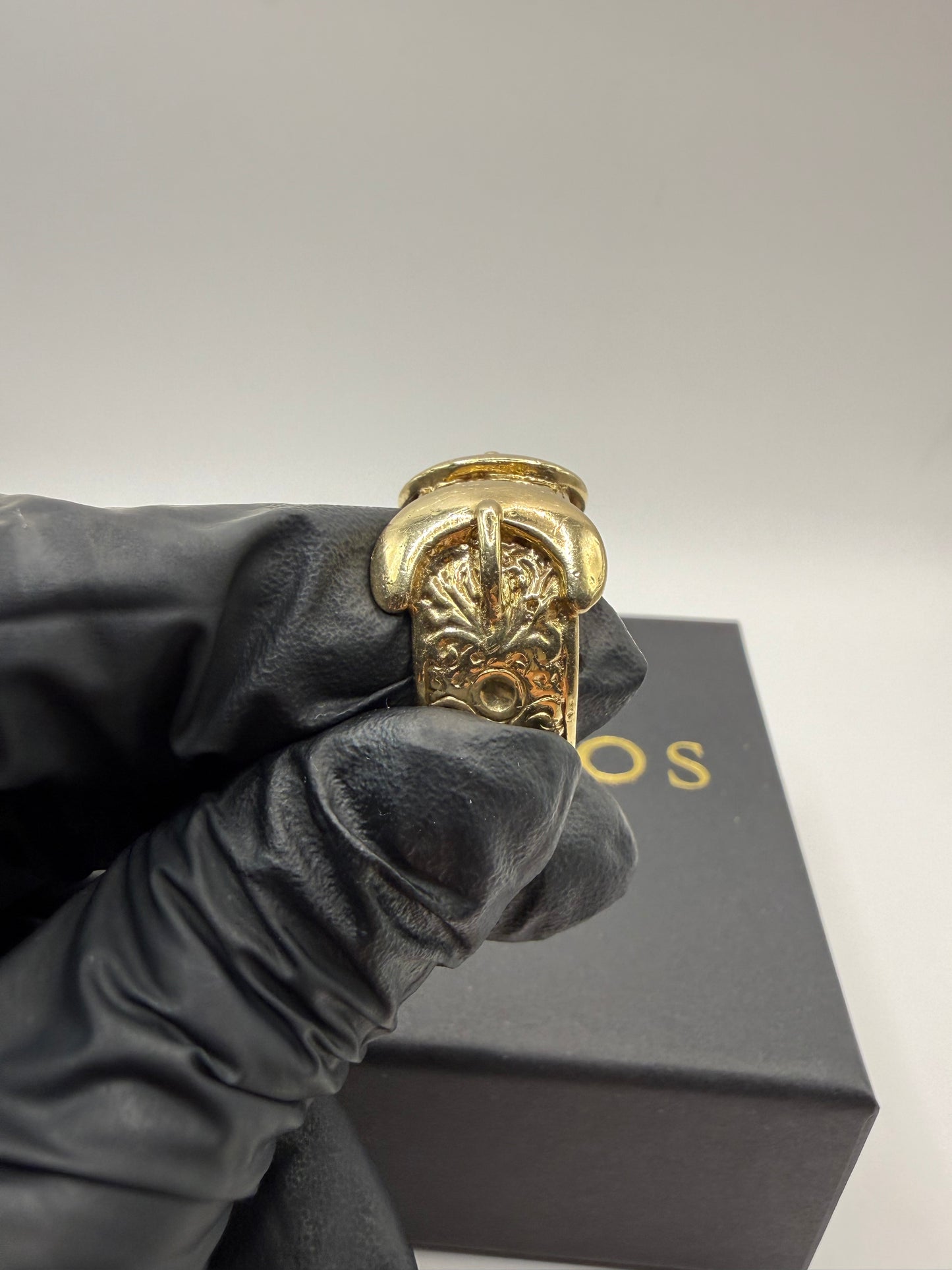 9ct Gold Buckle Ring Size Y 22.56g