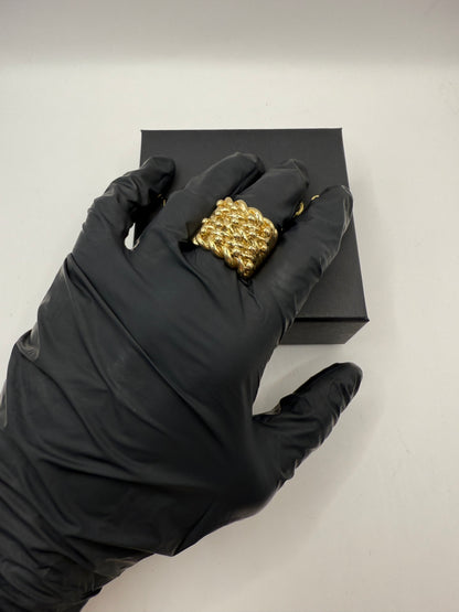 9ct Gold Keeper Ring Size Z1 31.17g