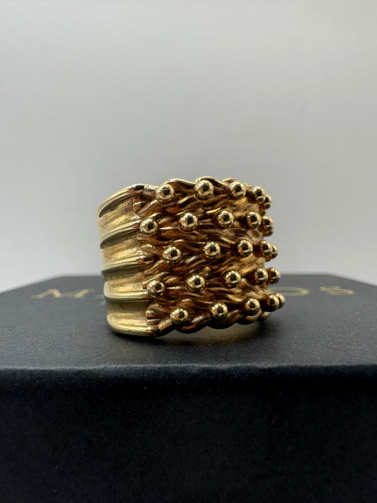 9ct Solid Gold Keeper Ring