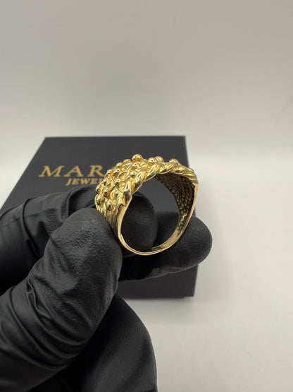 9ct Gold Keeper Ring Size T 11.14g