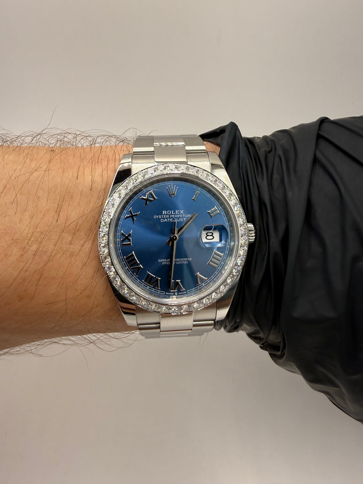 Rolex Datejust 41mm 126300 2022 Azzurro Blue Roman Numeral Dial