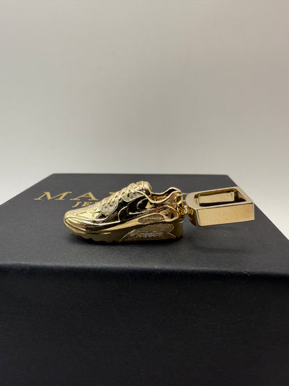 9ct Solid Gold Nike Shoe Pendant 1.9” 16.39g