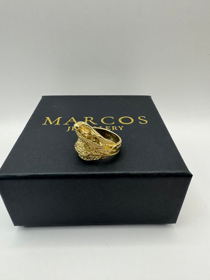 9ct Solid Gold Saddle Ring