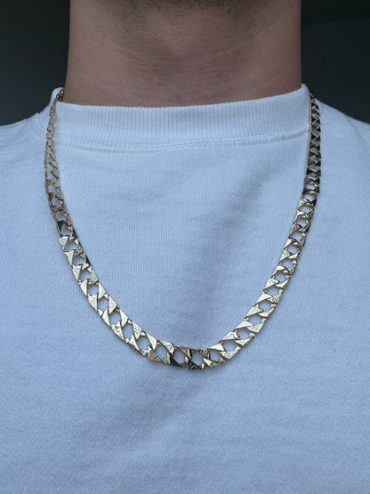 9ct Gold Chaps Chain 24.5” 8mm 29.6g