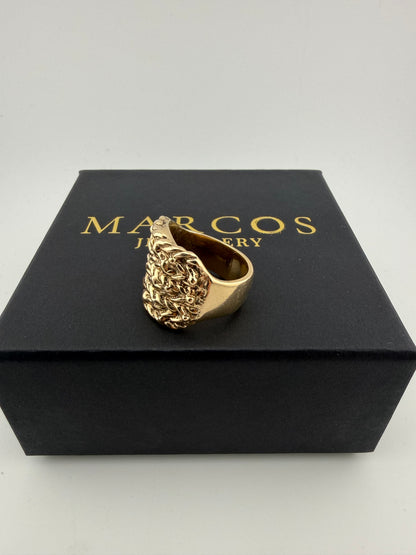 9ct Gold Keeper Ring Size V 23.9g