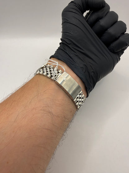 Rolex Datejust 36mm 16220 1994 Silver Baton Dial