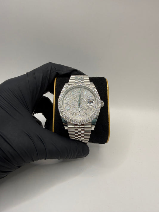 Rolex Datejust 41mm 126300 2023 Diamond Set Jubilee Bracelet