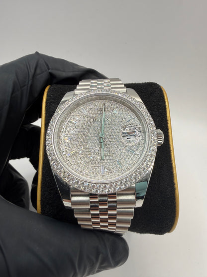 Rolex Datejust 41mm 126300 2023 Diamond Set Jubilee Bracelet
