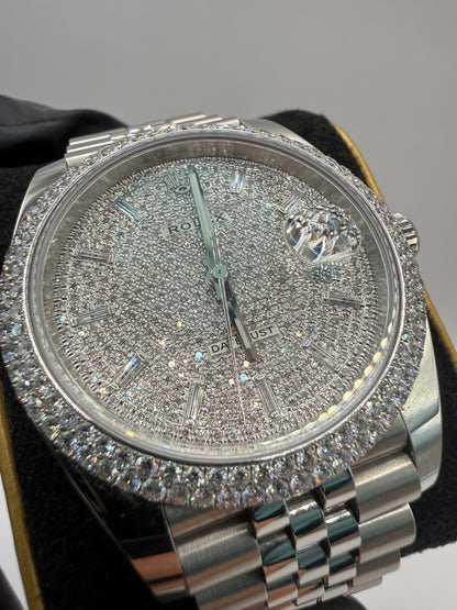 Rolex Datejust 41mm 126300 2023 Diamond Set Jubilee Bracelet