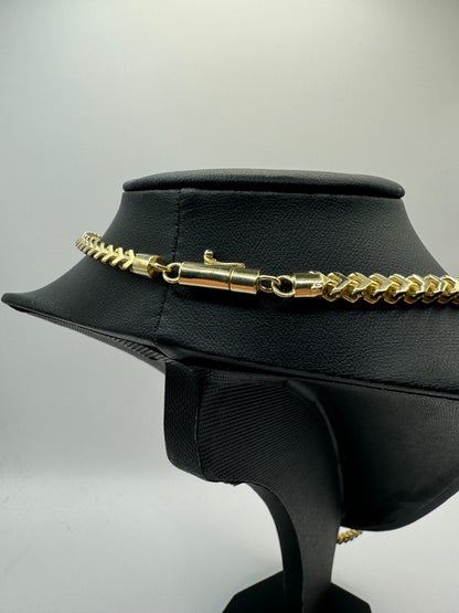 9ct Solid Gold Franko Chain