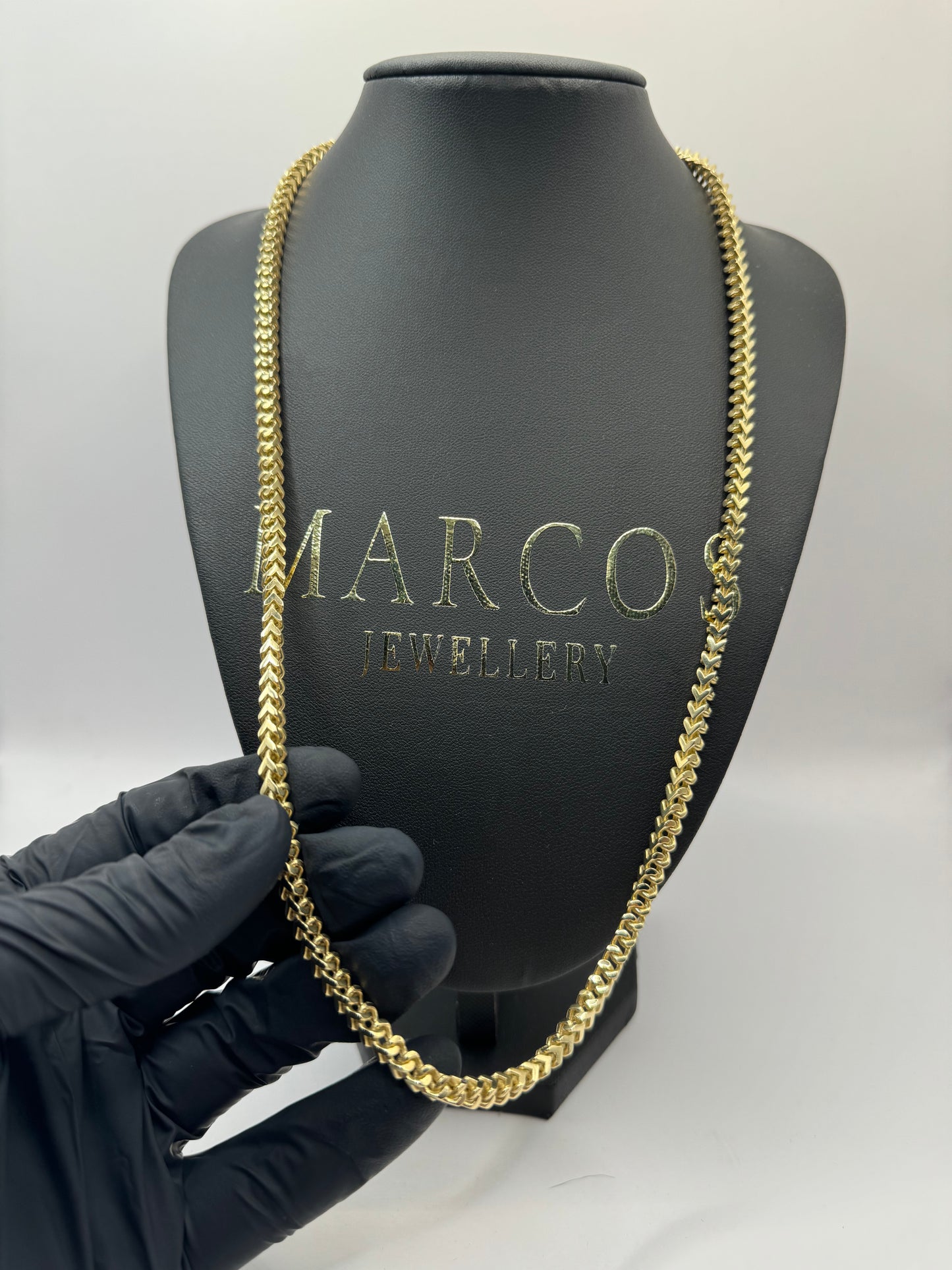 9ct Solid Gold Franko Chain