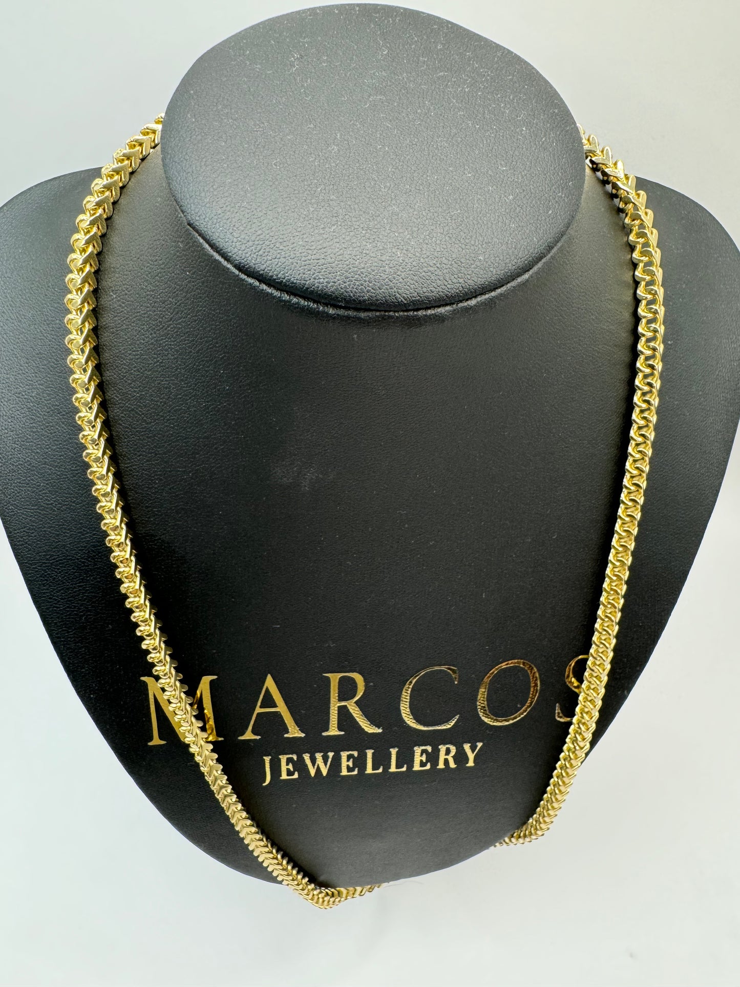 9ct Solid Gold Franko Chain