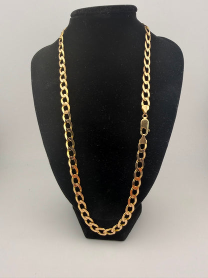 9ct Gold Curb Chain 20.5" 7mm 25g
